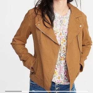 Twill Moto brown jacket ✨